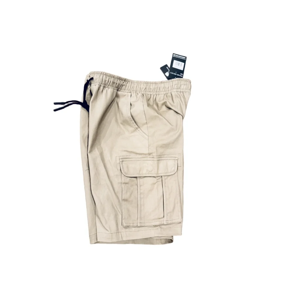 Men's AMERICAN STITCH Khaki Cargo Shorts L l17